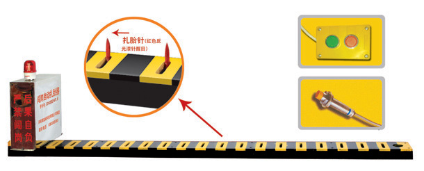 牡丹江阳明区V3嵌入式闯岗自动扎胎器/阻车器